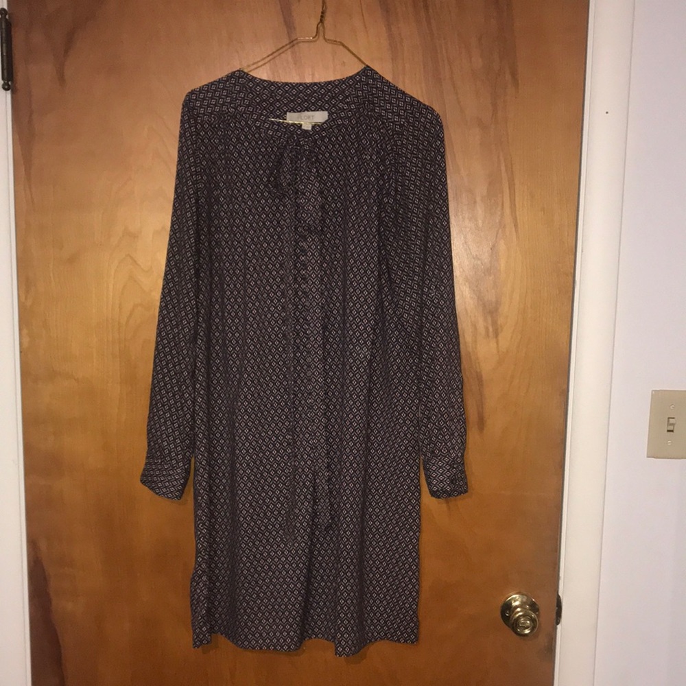 LOFT Elegant Patterned Dress